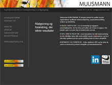 Tablet Screenshot of muusmann.com